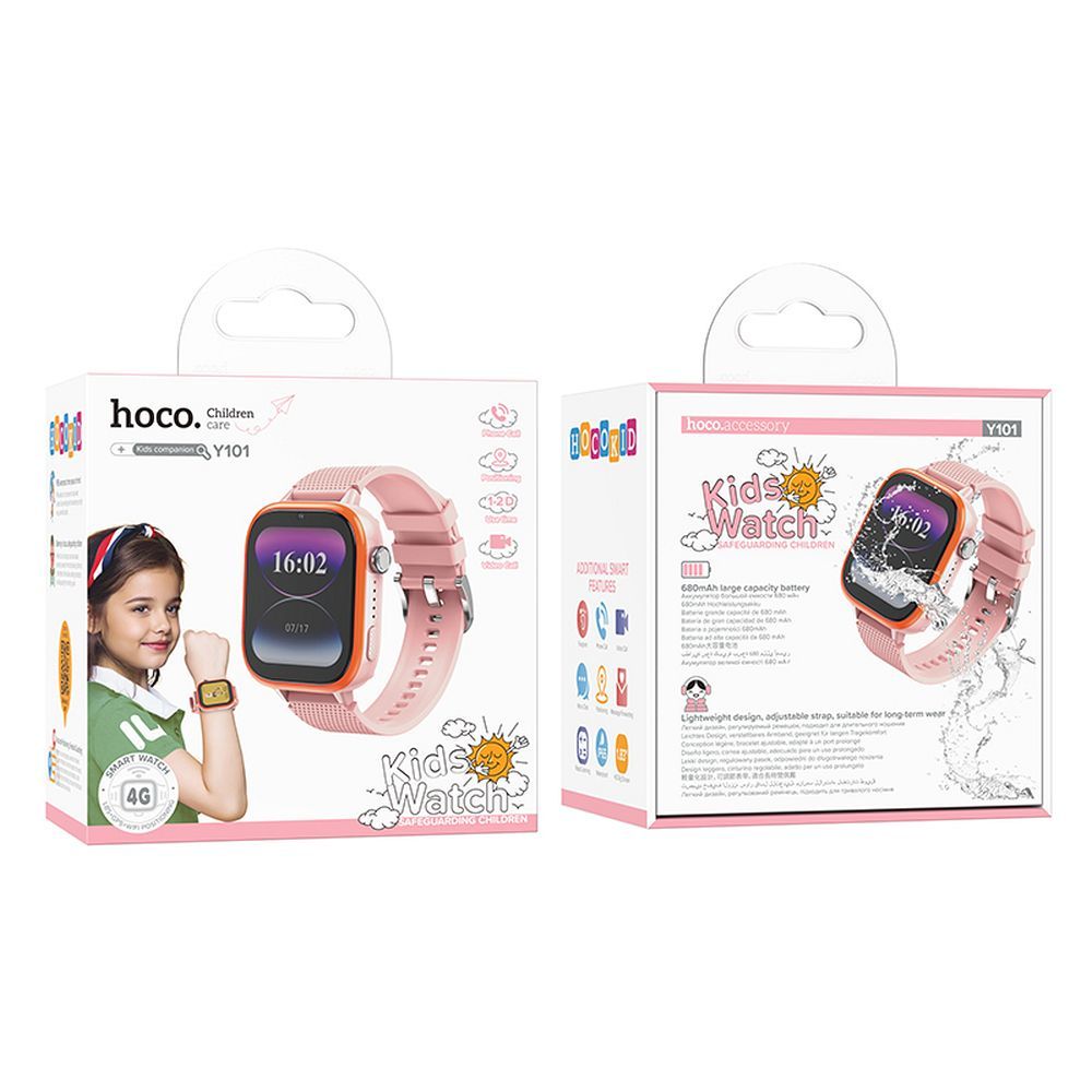 Smartwatch para Niños HOCO Y101 - GPS, 4G y Llamadas