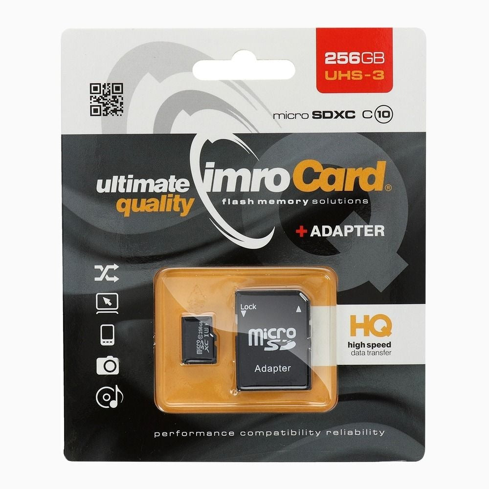 Imro Tarjeta de memoria IMRO microSD 256GB CLASS 10 UHS 3 10