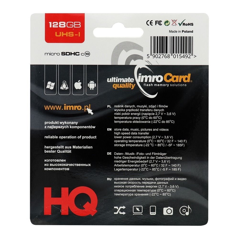 Tarjeta MicroSD con adaptador SD, almacenamiento y velocidad