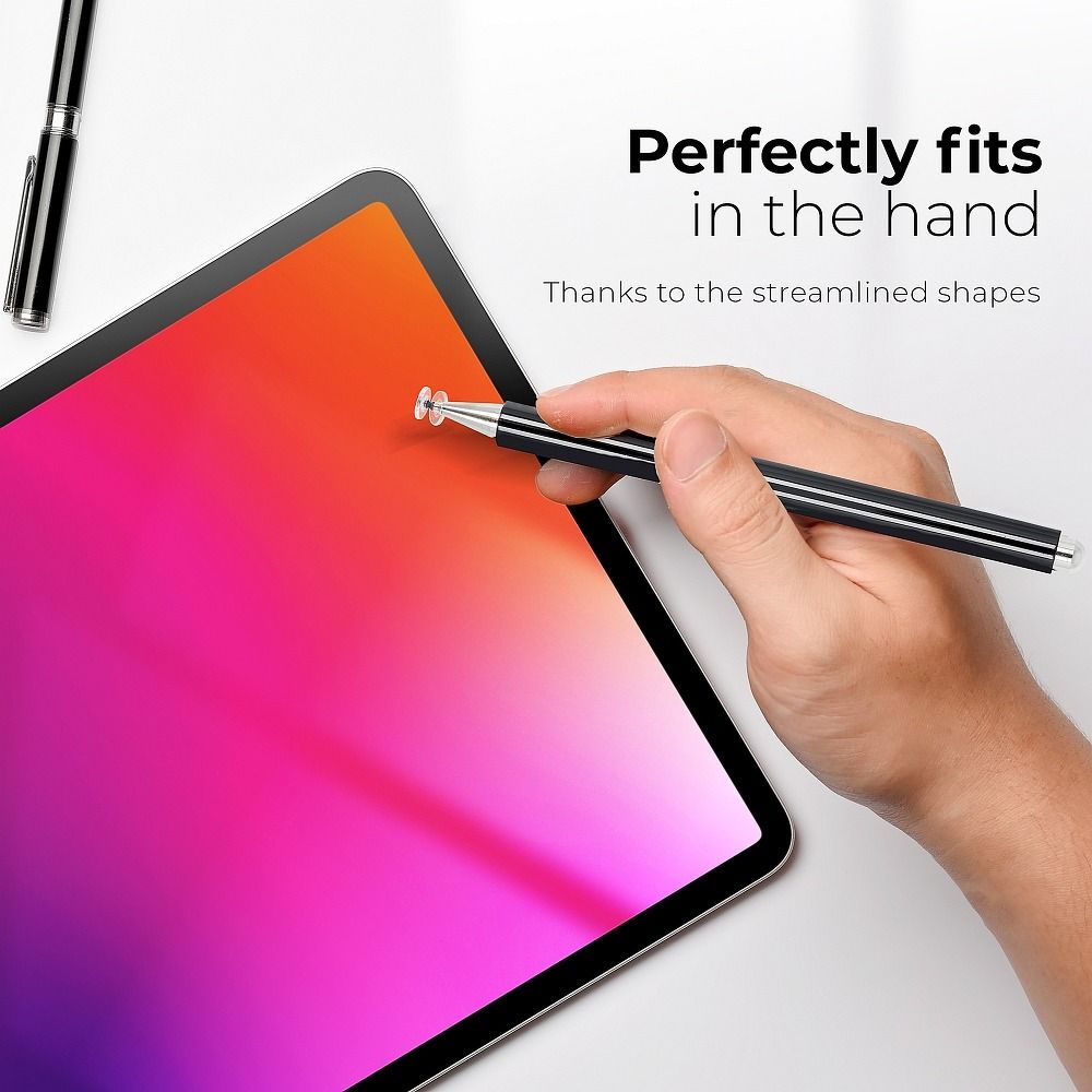 Stylus capacitivo con punta de disco inclinable para juegos