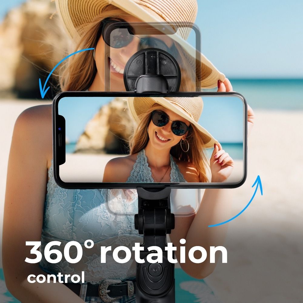 Palo de selfie con trípode, espejo y control remoto Bluetoot