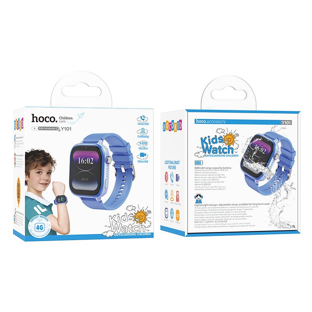 Smartwatch para Niños HOCO Y101 - GPS, 4G y Llamadas