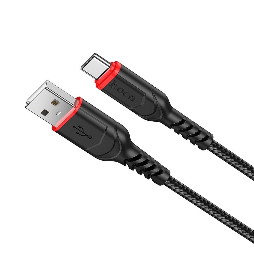 Hoco Cable USB para Tipo C 2,4A VICTORY X59 1 Negro
