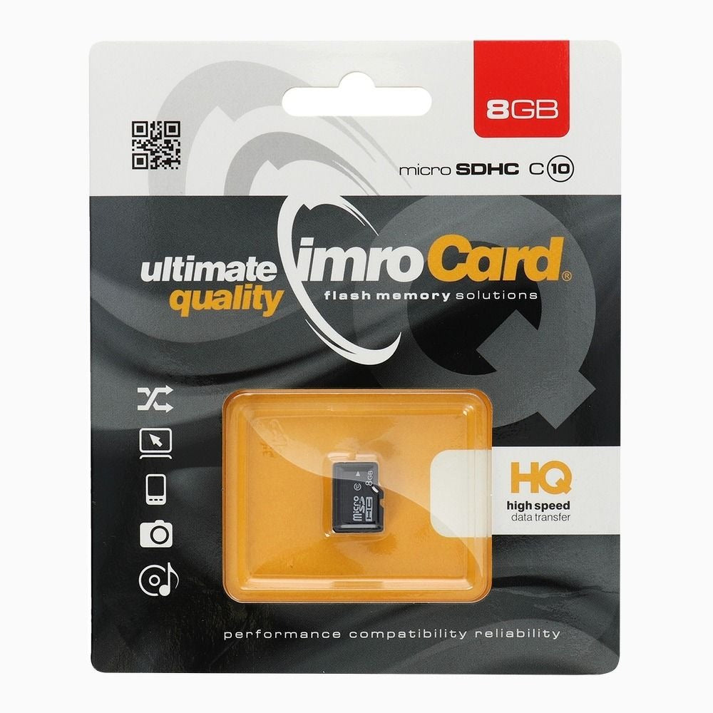 Imro Tarjeta de memoria IMRO microSD 8GB clase 10 UHS sin ad
