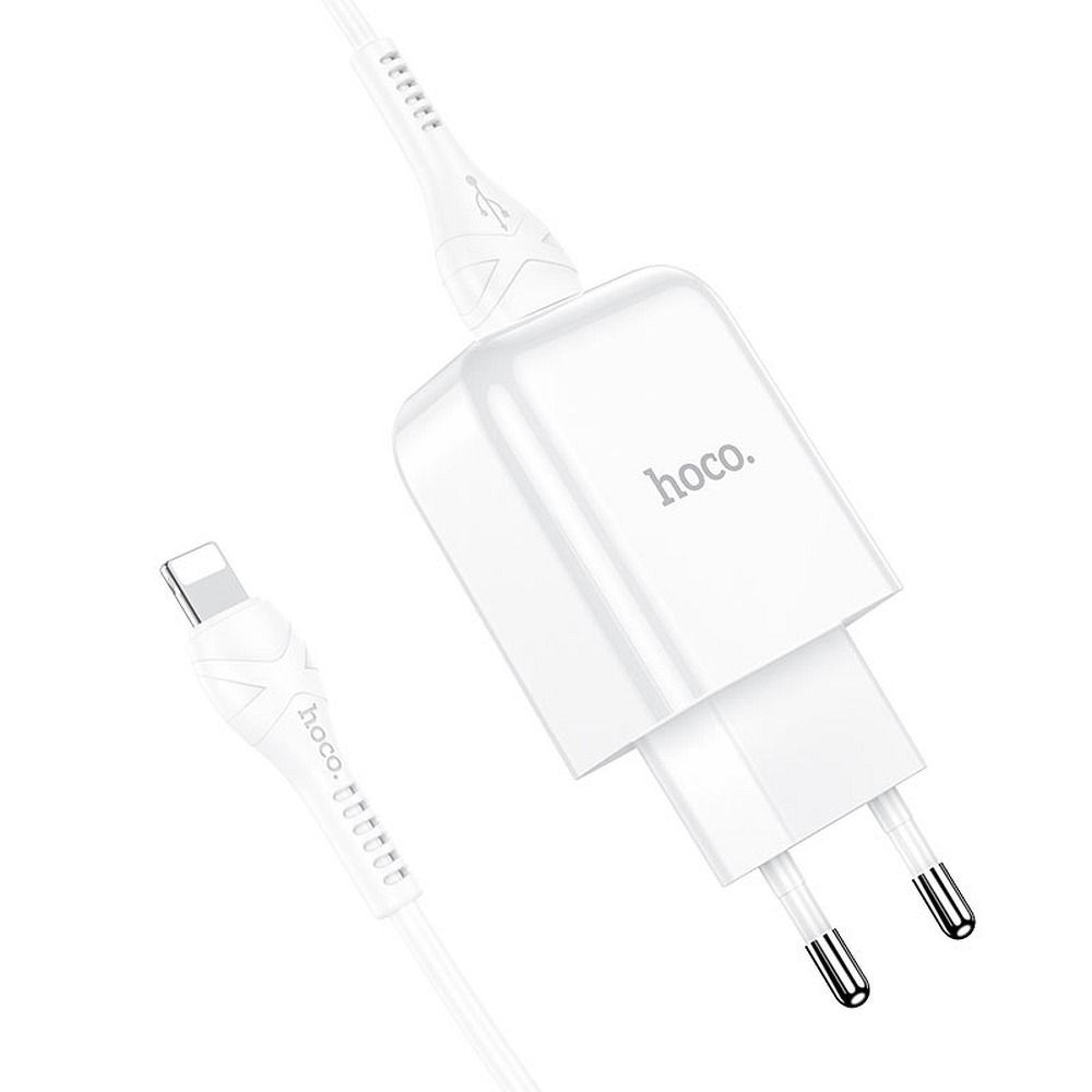 Hoco Cargador de RED USB + Cable Lightning 8-pin 2A N2 Vigou