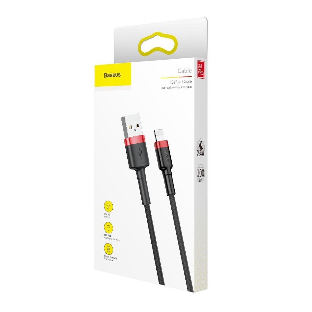 Baseus Cable USB A a Lightning 2.4A Cafule CALKLF-B19 1 m ne