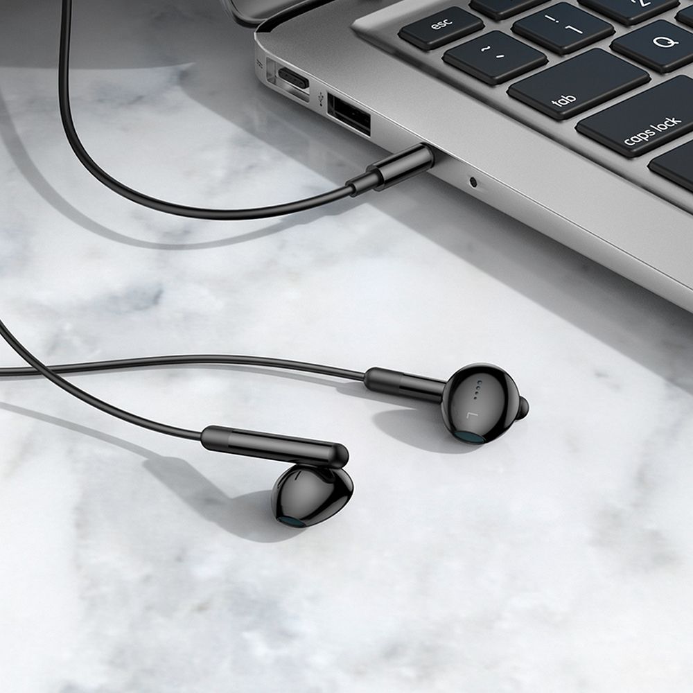 Hoco Auriculares con cable Jack 3,5 mm con micrófono M93 neg